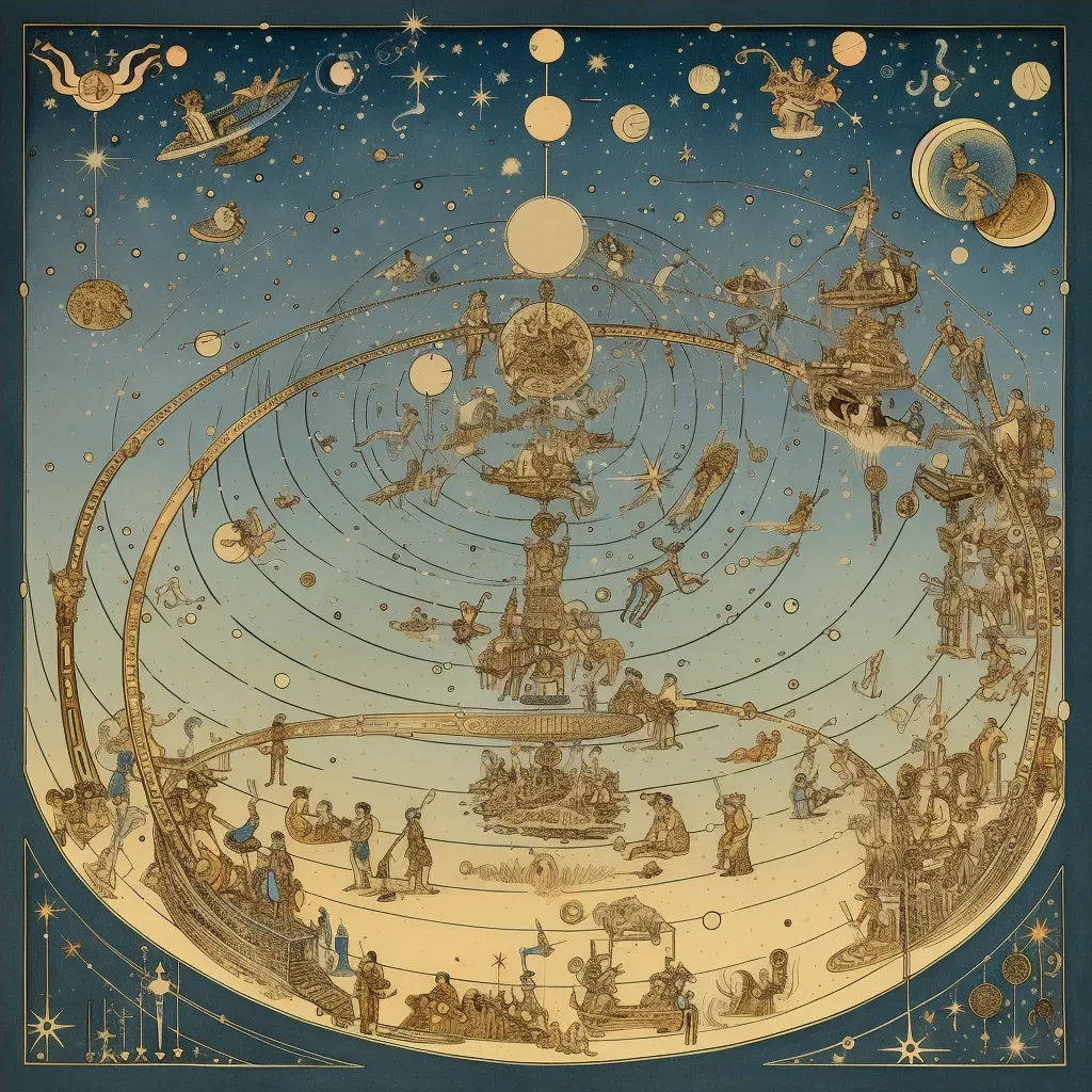 Harmonious image of planets and stars as instruments in a celestial orchestra - Image 4