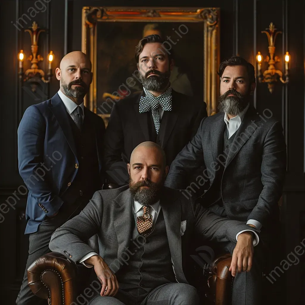 Classic portrait of company founders - Image 4