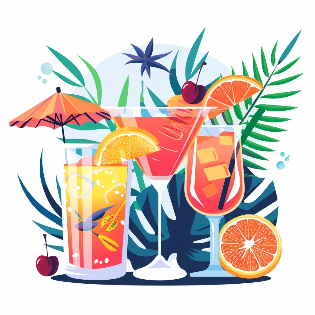 Tropical Cocktail Bar Logo