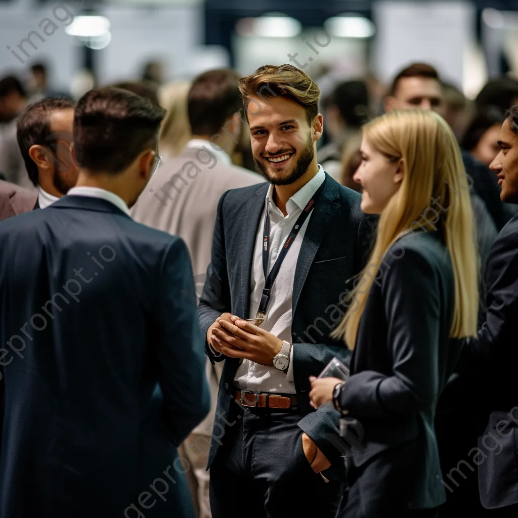 Graduates networking at career fair - Image 3