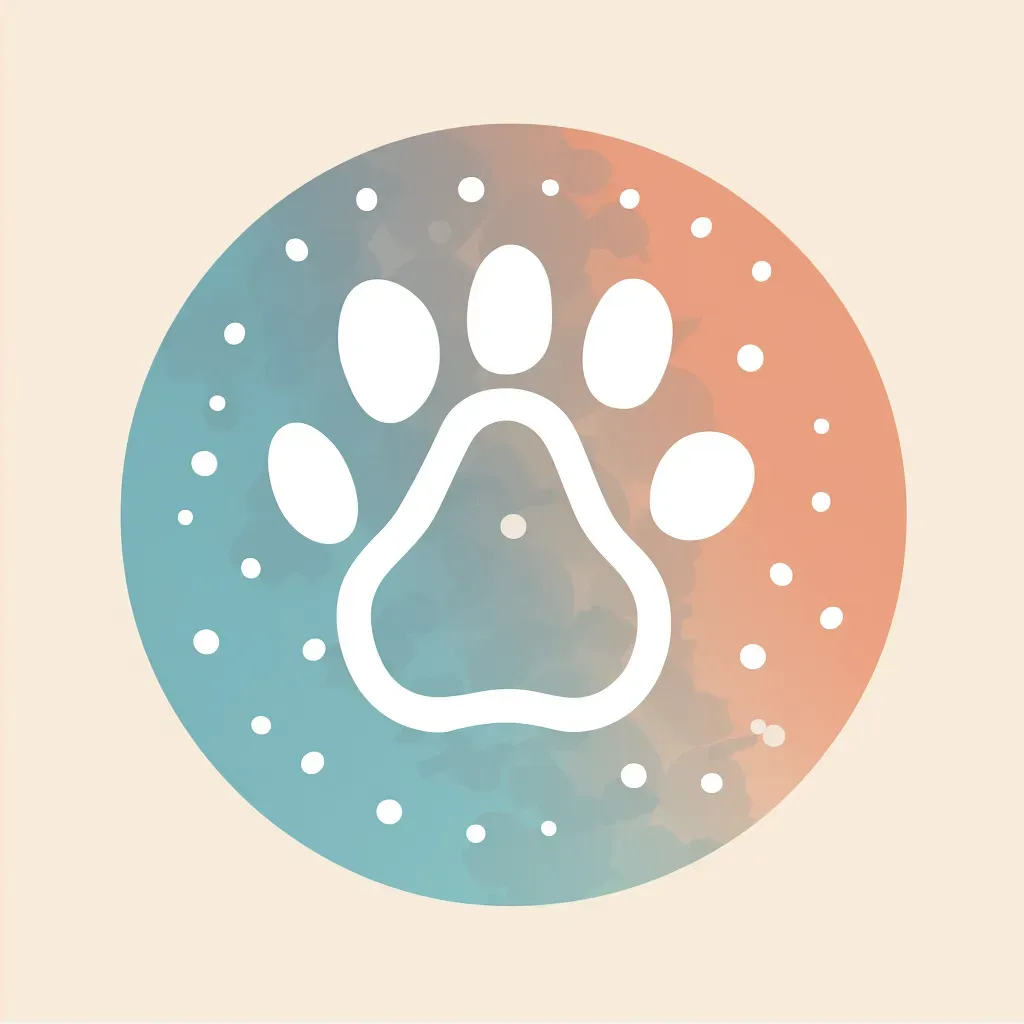 Stylized paw print logo for animal non-profit - Image 2