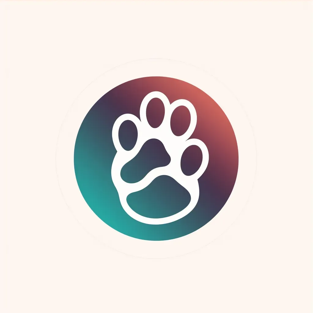 Stylized paw print logo for animal non-profit - Image 3