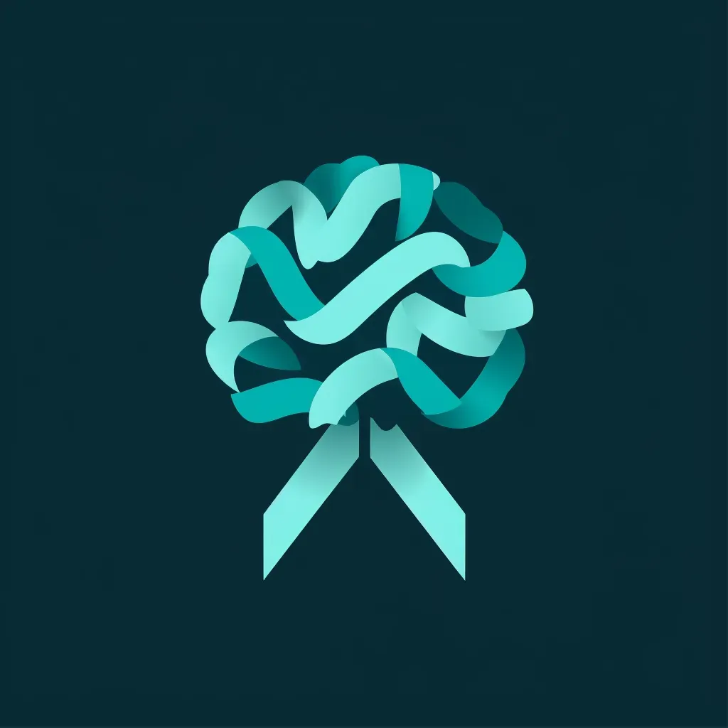 Brain icon logo design for mental health advocacy organization - Image 1