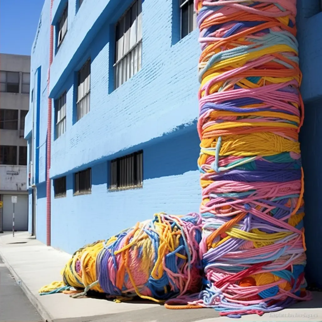 Guerilla Knitting Street Art