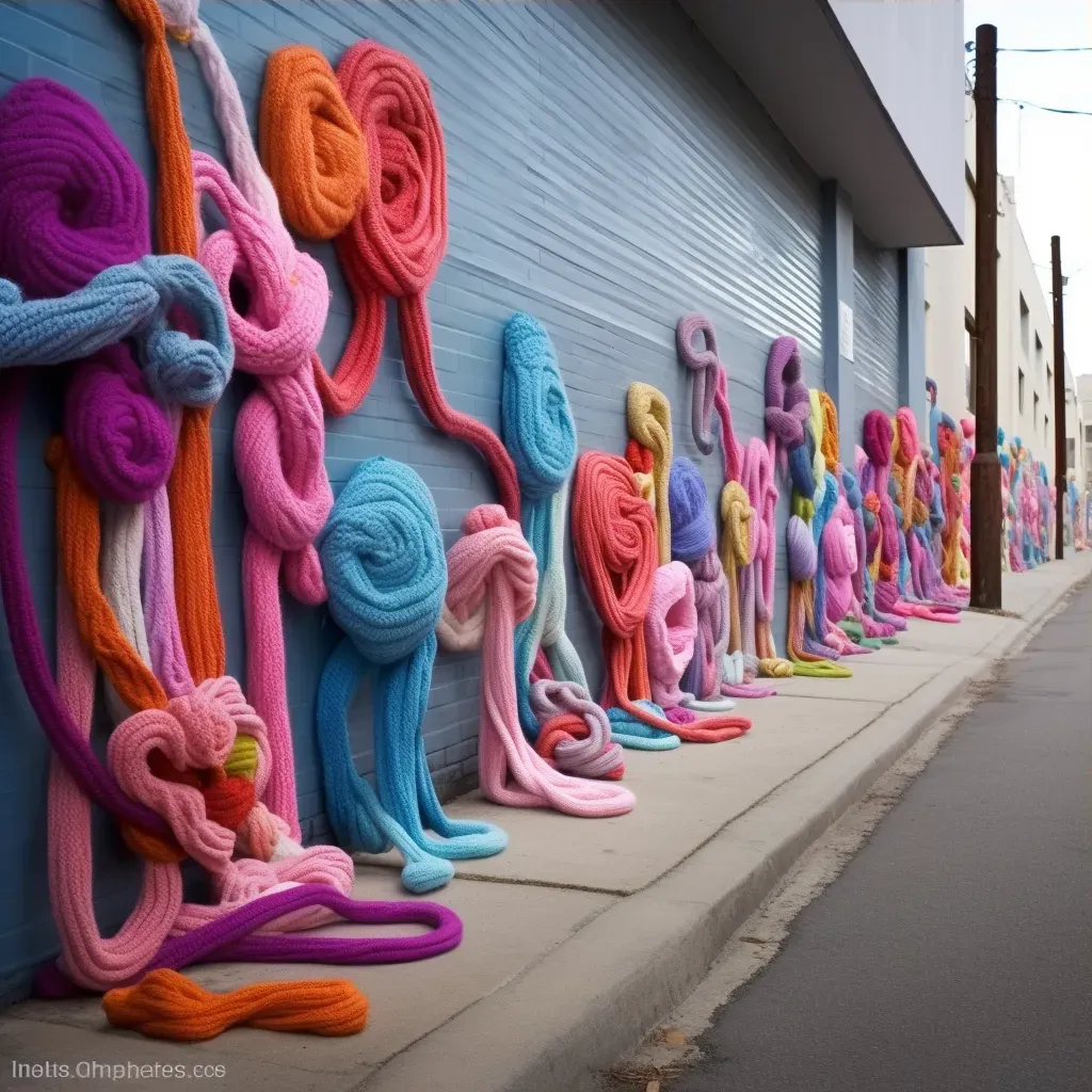 Guerilla knitting street art - Image 3