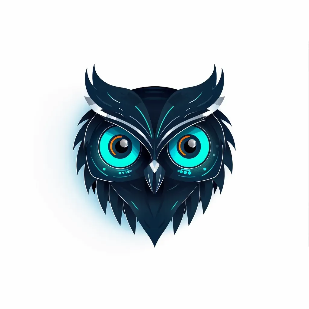 Futuristic Owl Tech Logo - Image 3