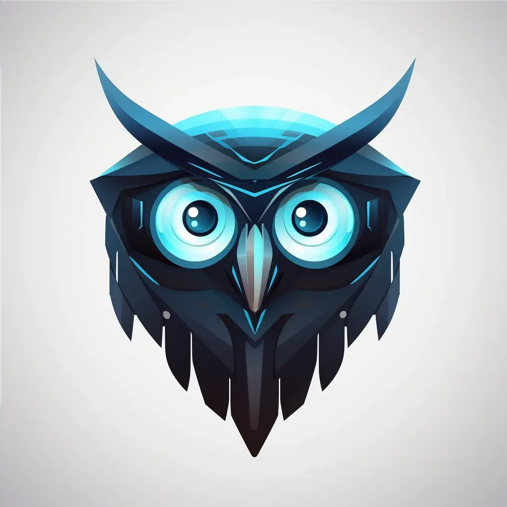 Futuristic Owl Tech Logo - Image 4