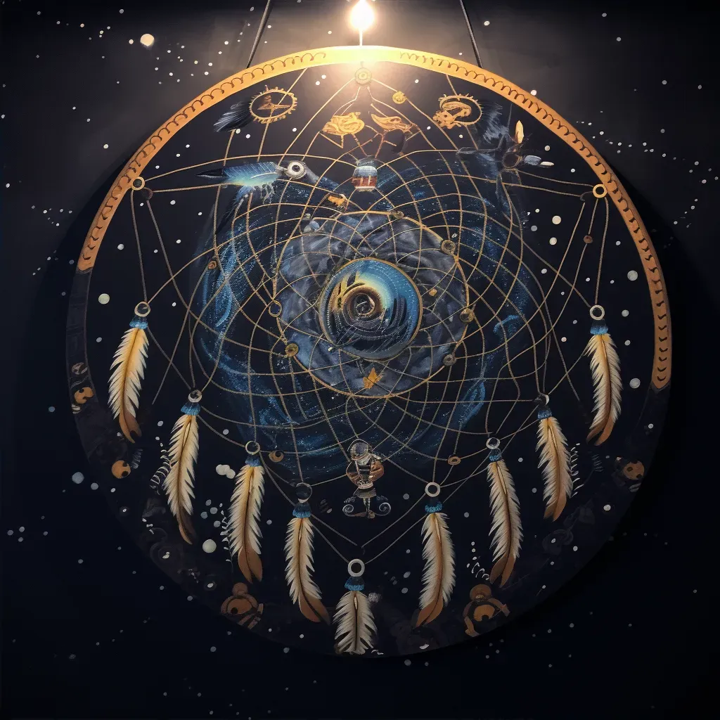 Dreamcatcher in starry night sky for protection - Image 2