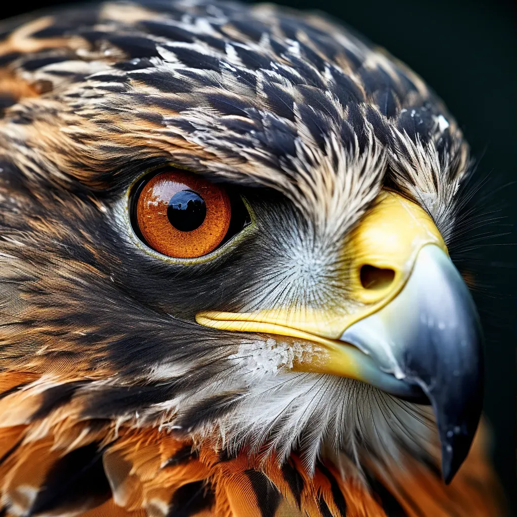 Gleaming Bird of Prey Eye