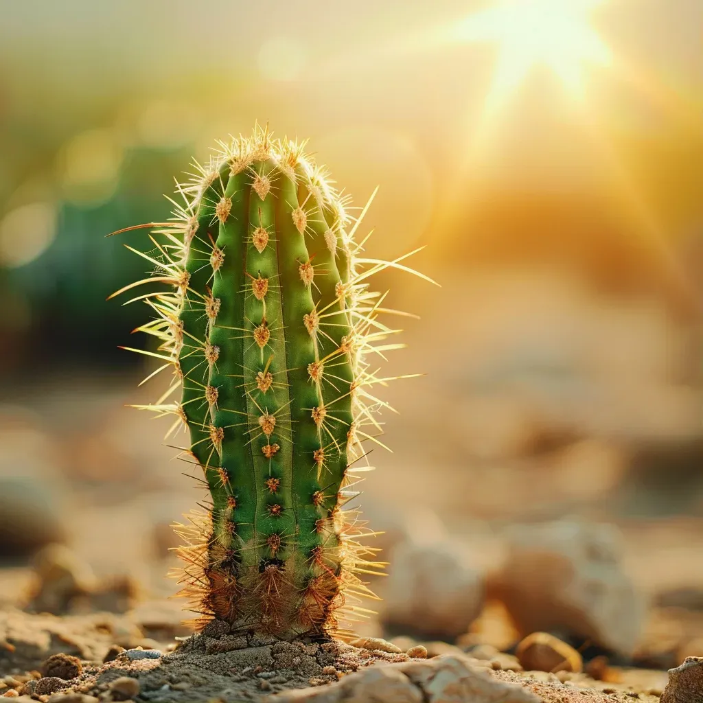 Bright Green Cactus