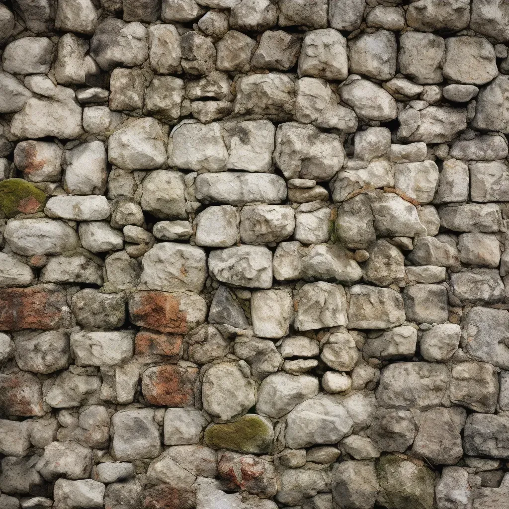 Texture of an aged stone wall with tales of history - Image 3