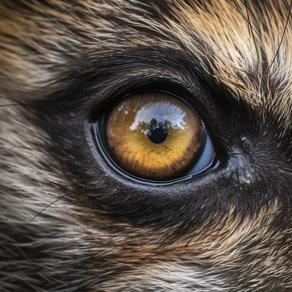 Raccoon eye close-up - Image 2