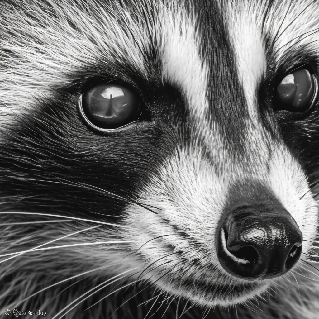 Raccoon eye close-up - Image 4