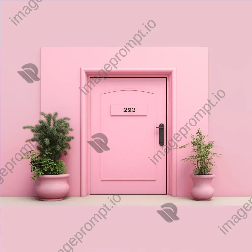 Minimalist login page with soft pastel colors - Image 4