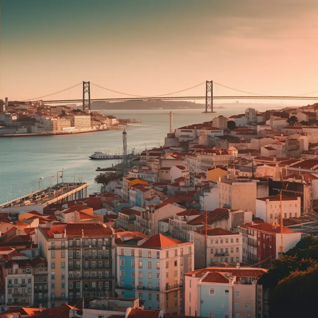 Lisbon Skyline Bridge