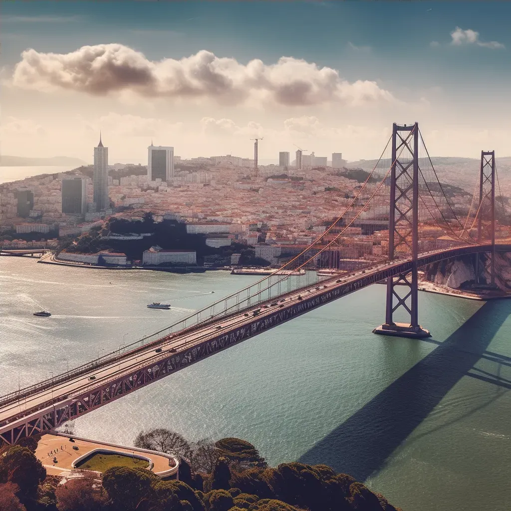 Lisbon skyline bridge - Image 4