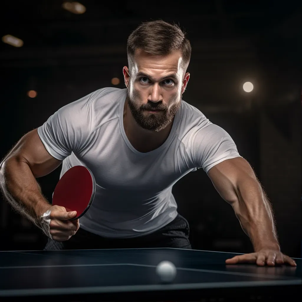 table tennis action - Image 1