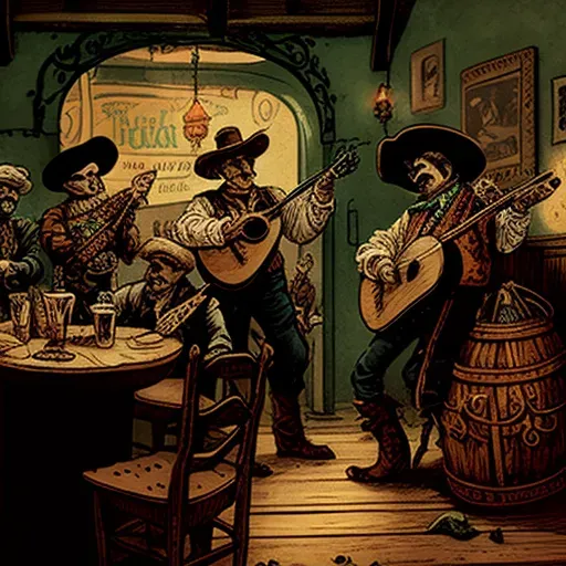 Mariachi band in Irish pub - Image 2