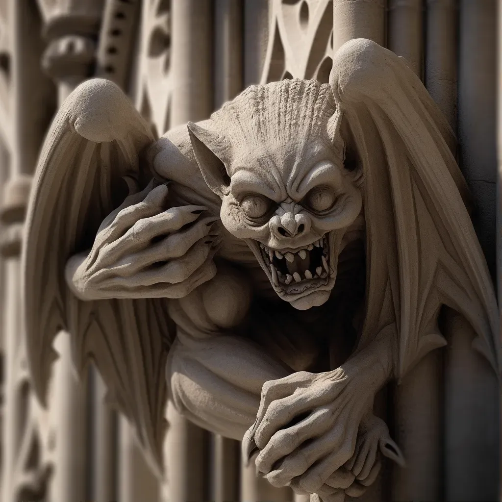 Architectural gargoyle guardians - Image 1