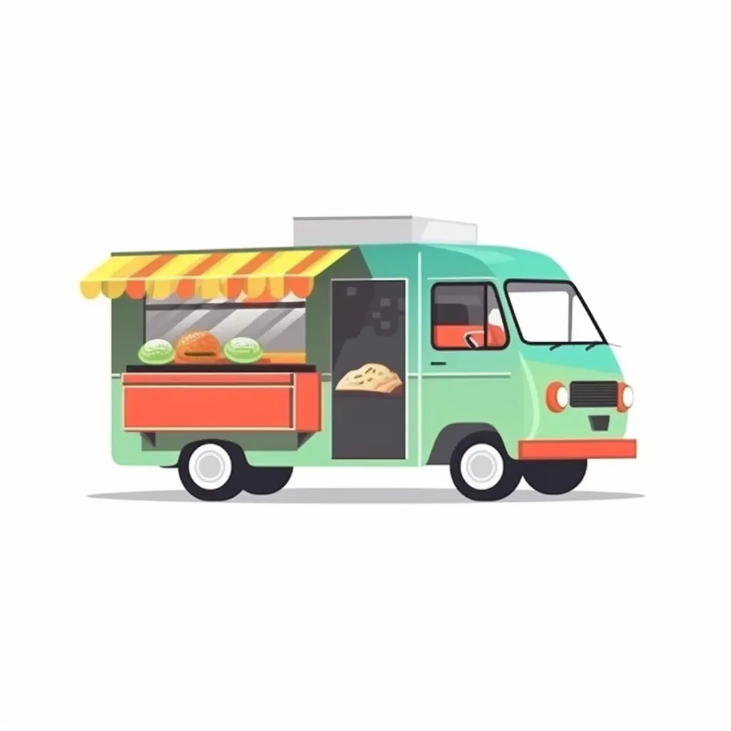 Vibrant Food Truck Logo Design