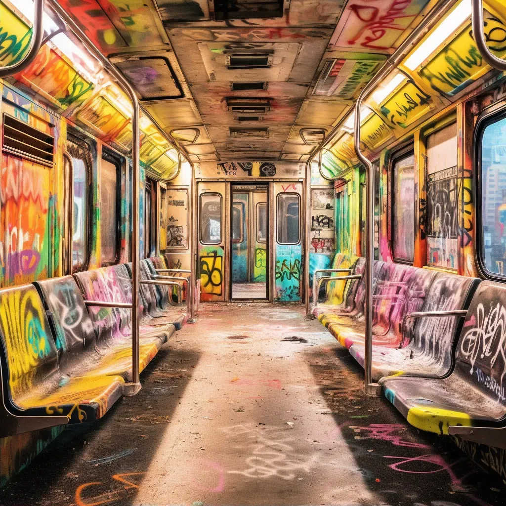 Underground train car art - Image 2