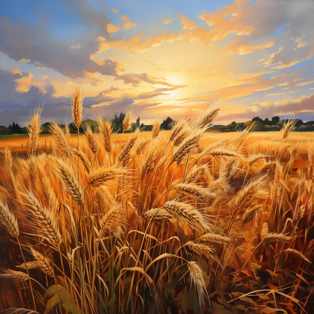 Golden wheat field - Image 1