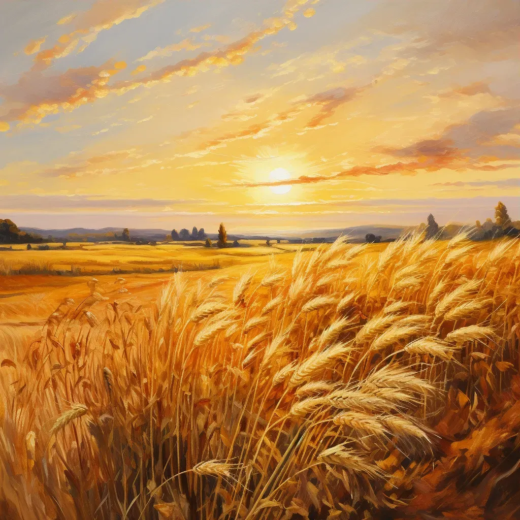 Golden wheat field - Image 3