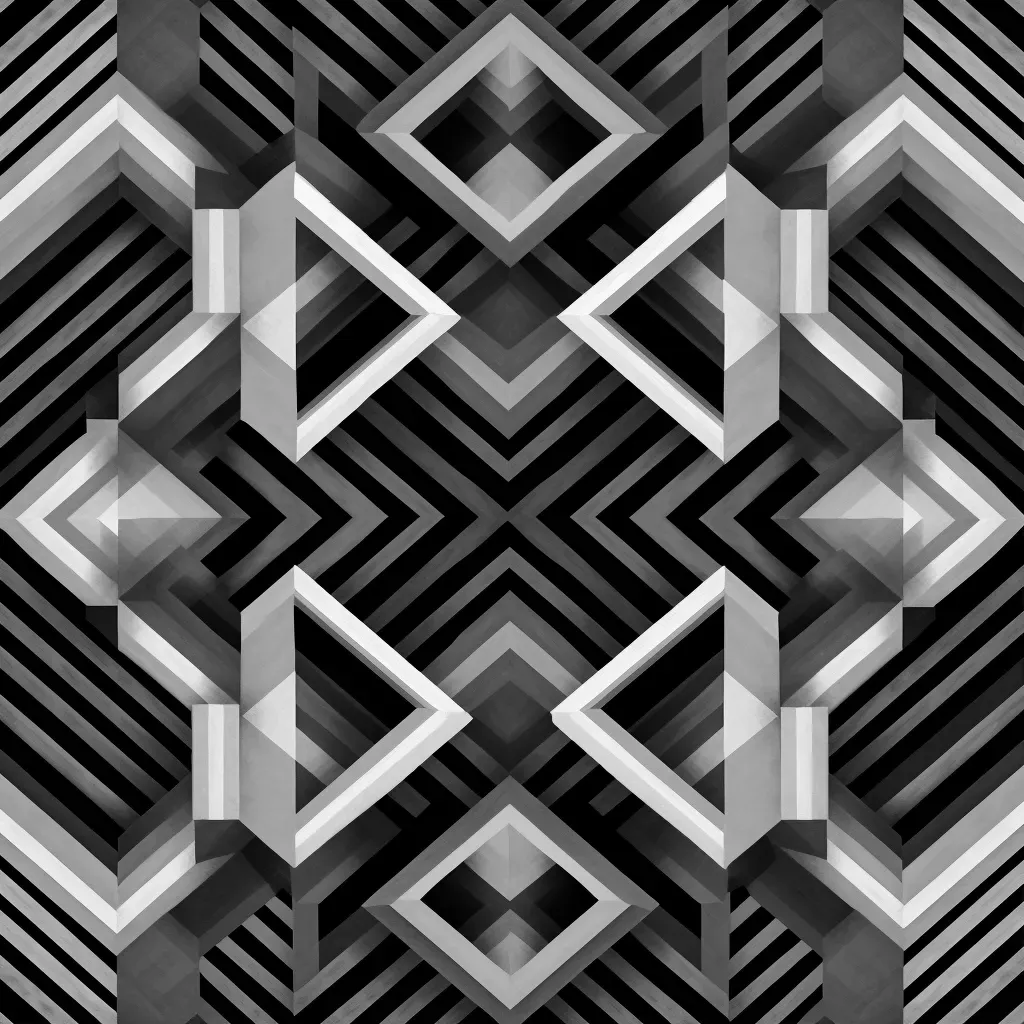 Intersecting geometric patterns in mind-bending optical illusion - Image 1