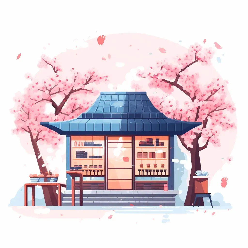 Cherry Blossom Tea Shop Logo - Image 3