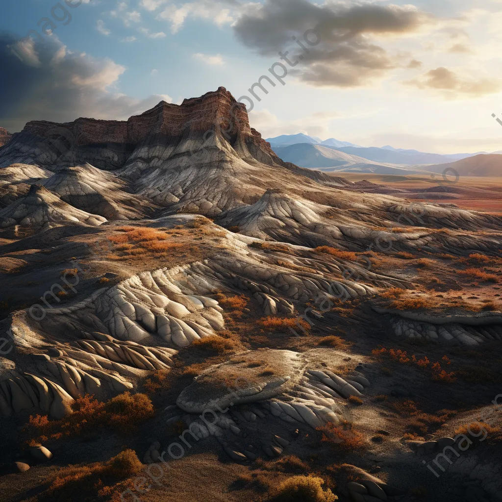 Unique rock formations on a mountain plateau with expansive views. - Image 2