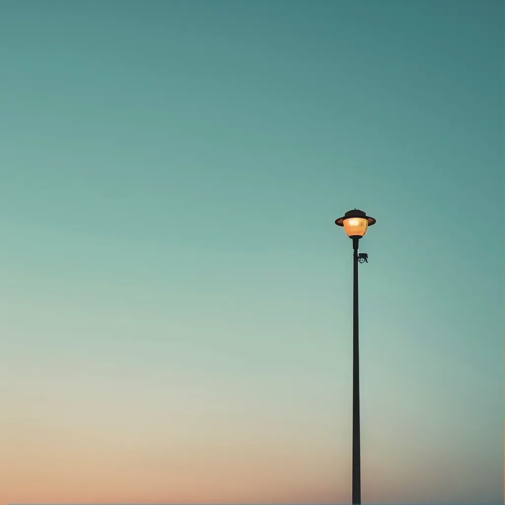 lamp post dusk - Image 1