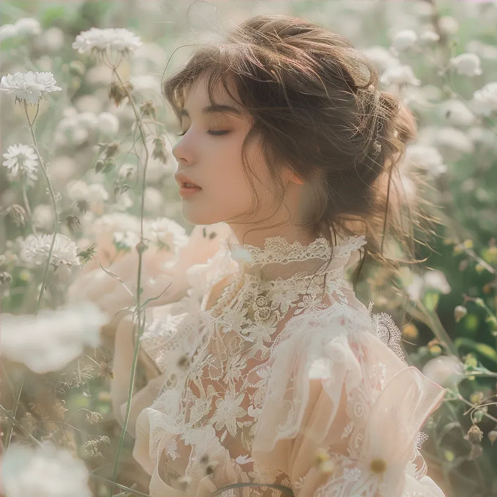 Romantic ethereal fashion editorial scene inspired by vintage fairy tales - Image 4