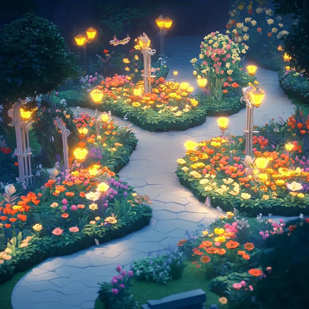 Low Poly Enchanted Garden