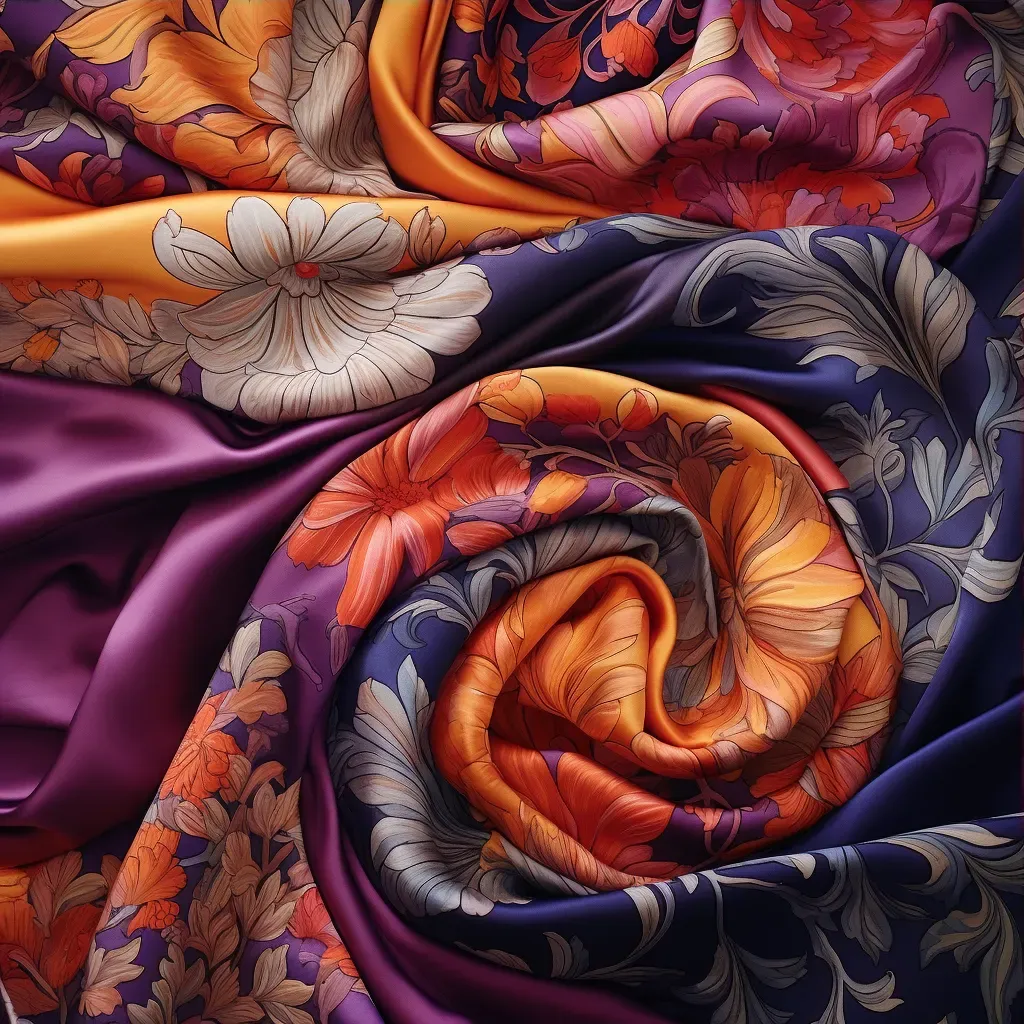 silk scarf - Image 3