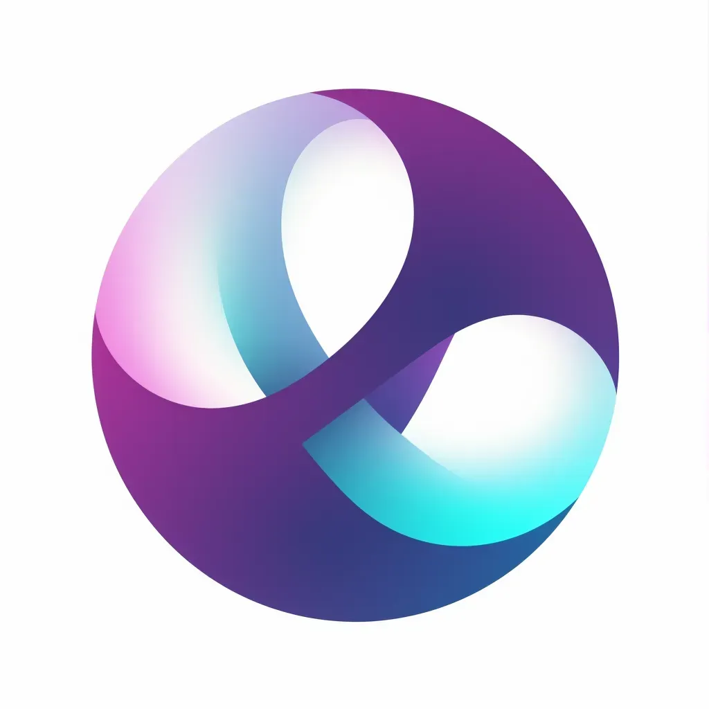 minimalist modern infinity symbol logo - Image 1