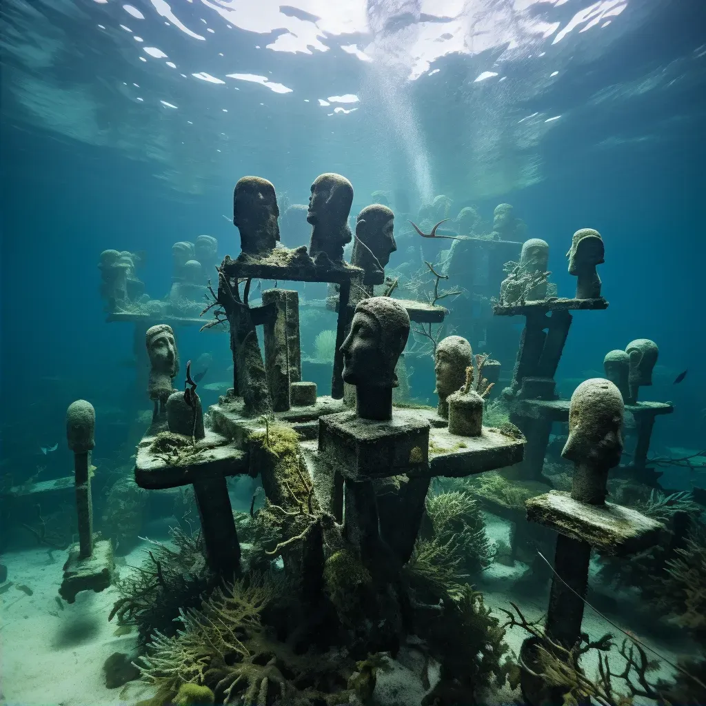 Underwater sculpture garden serving as an artificial reef - Image 2