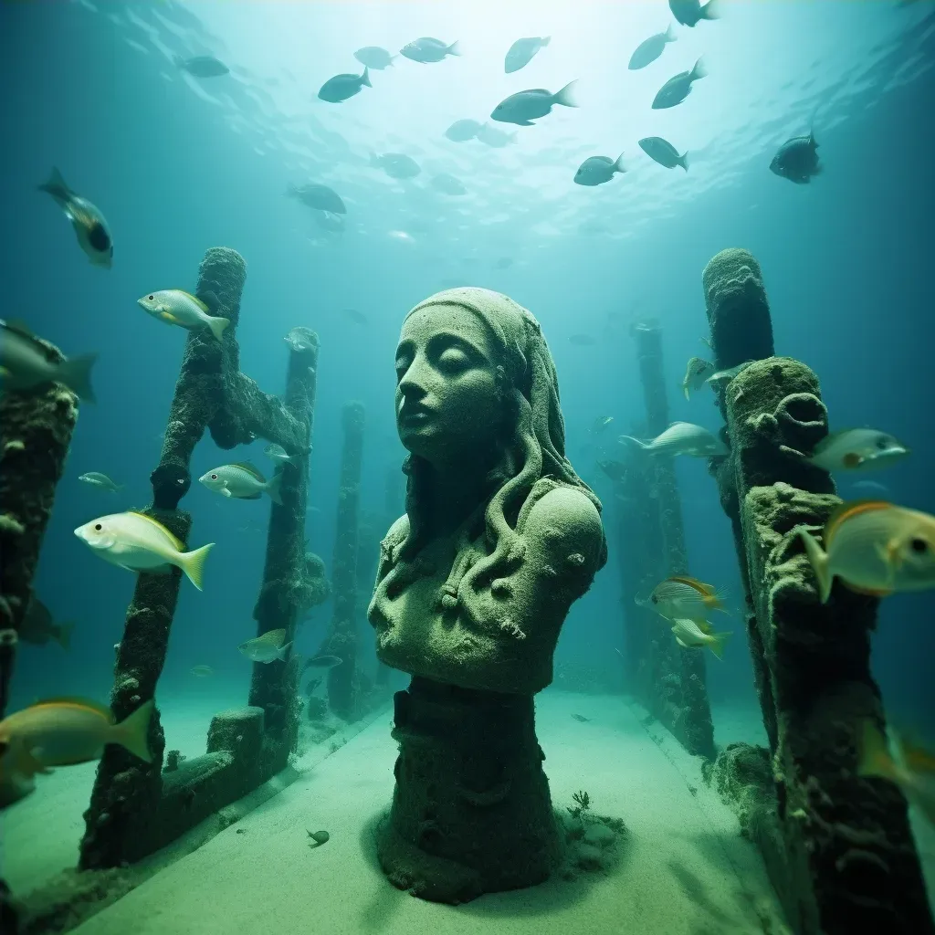 Underwater sculpture garden serving as an artificial reef - Image 4