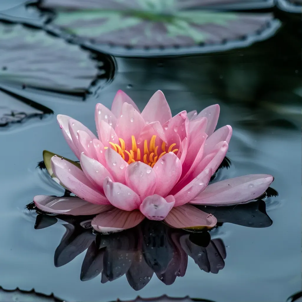 water lily close-up - Image 1