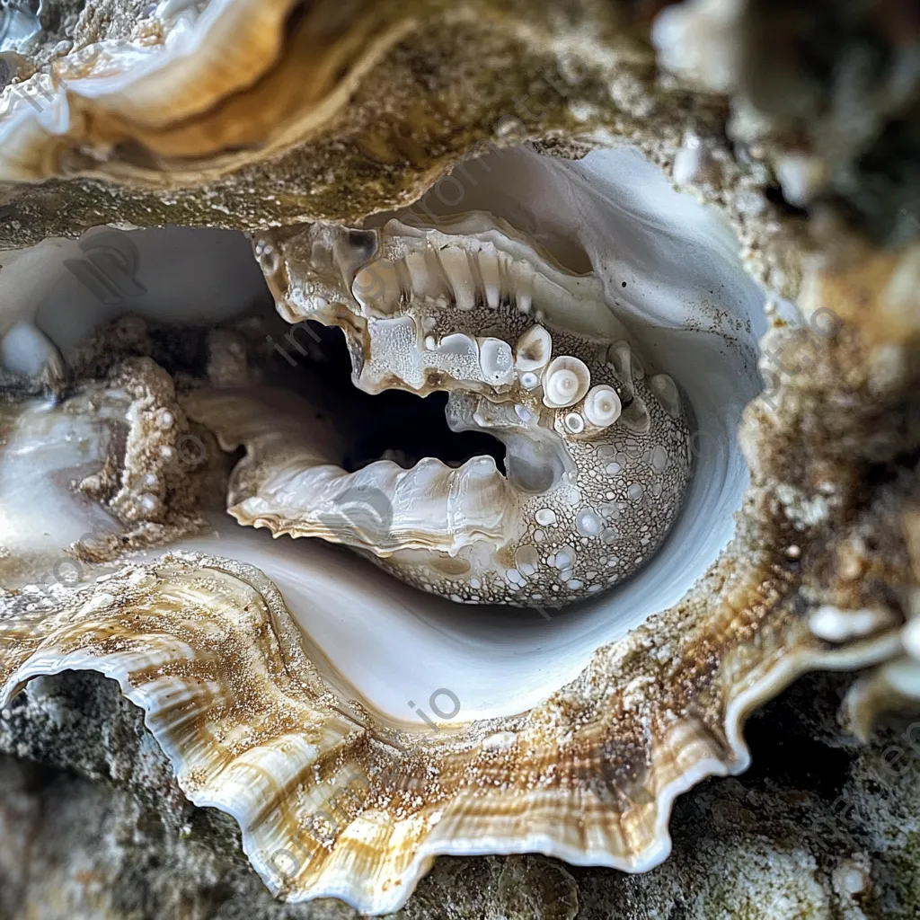 Close-up of unique oyster species in their natural habitat - Image 2