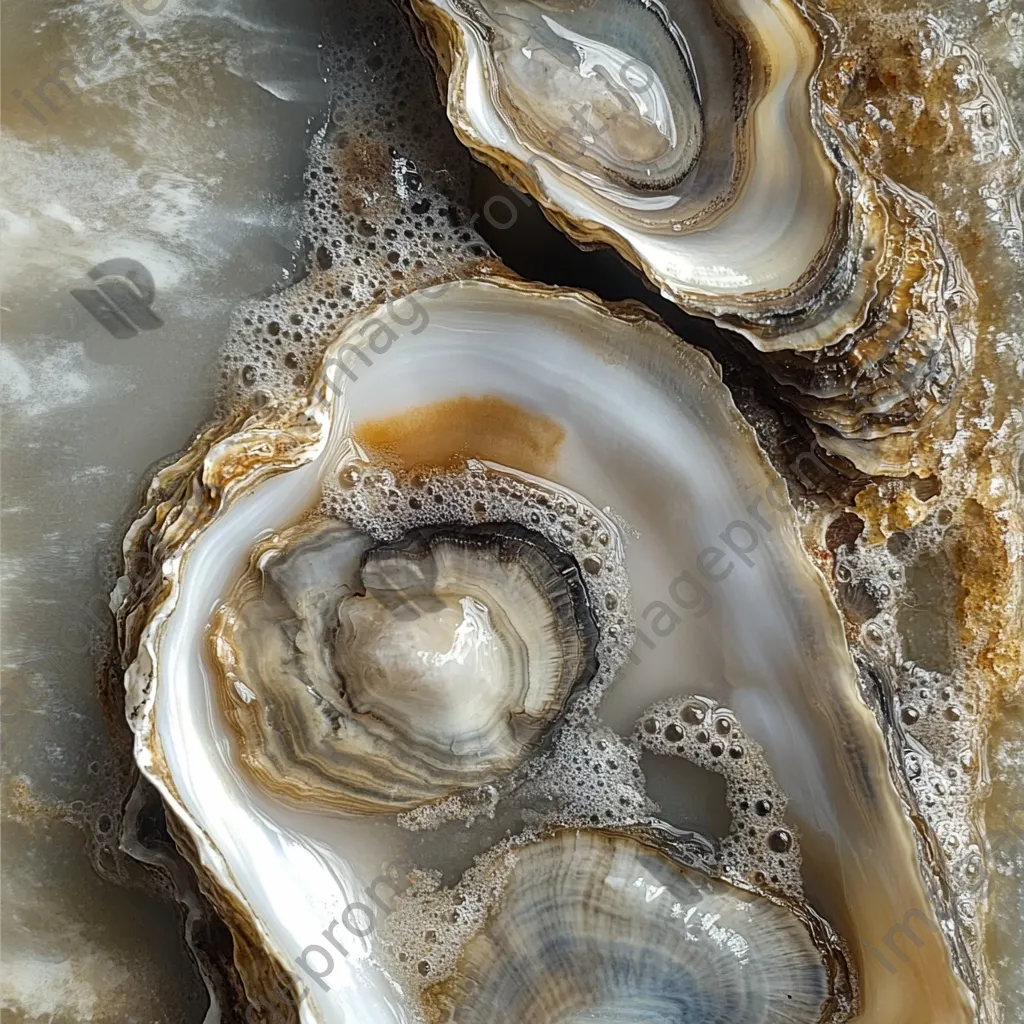 Close-up of unique oyster species in their natural habitat - Image 3