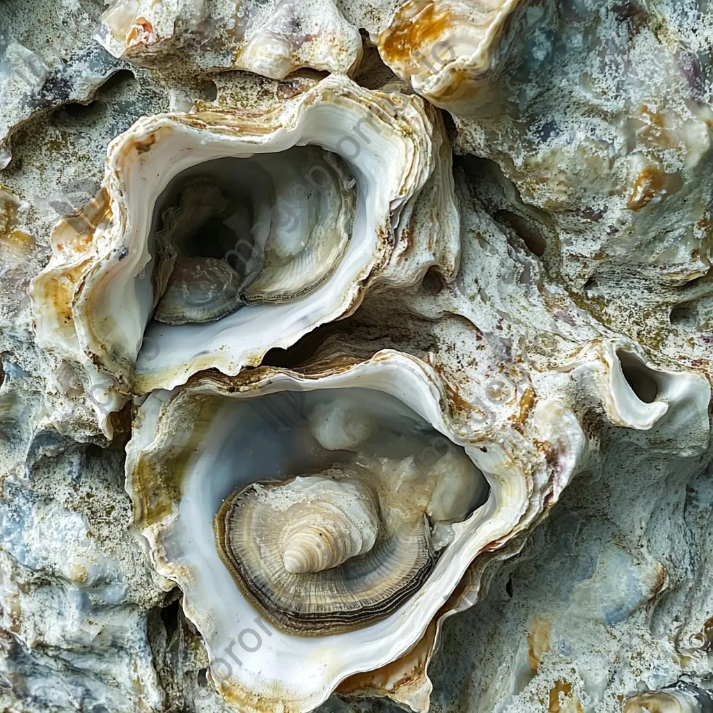 Close-up of unique oyster species in their natural habitat - Image 4