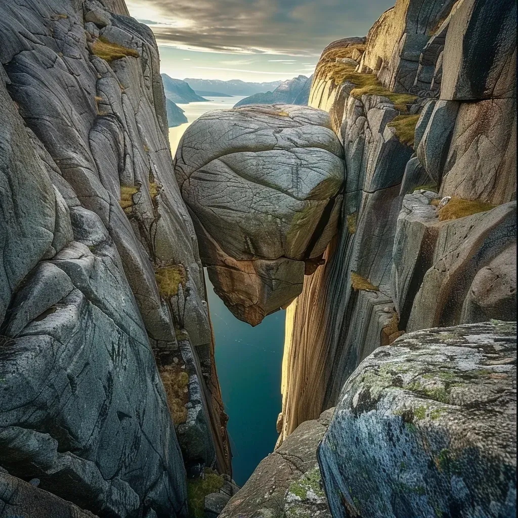 Kjeragbolten Boulder Norway