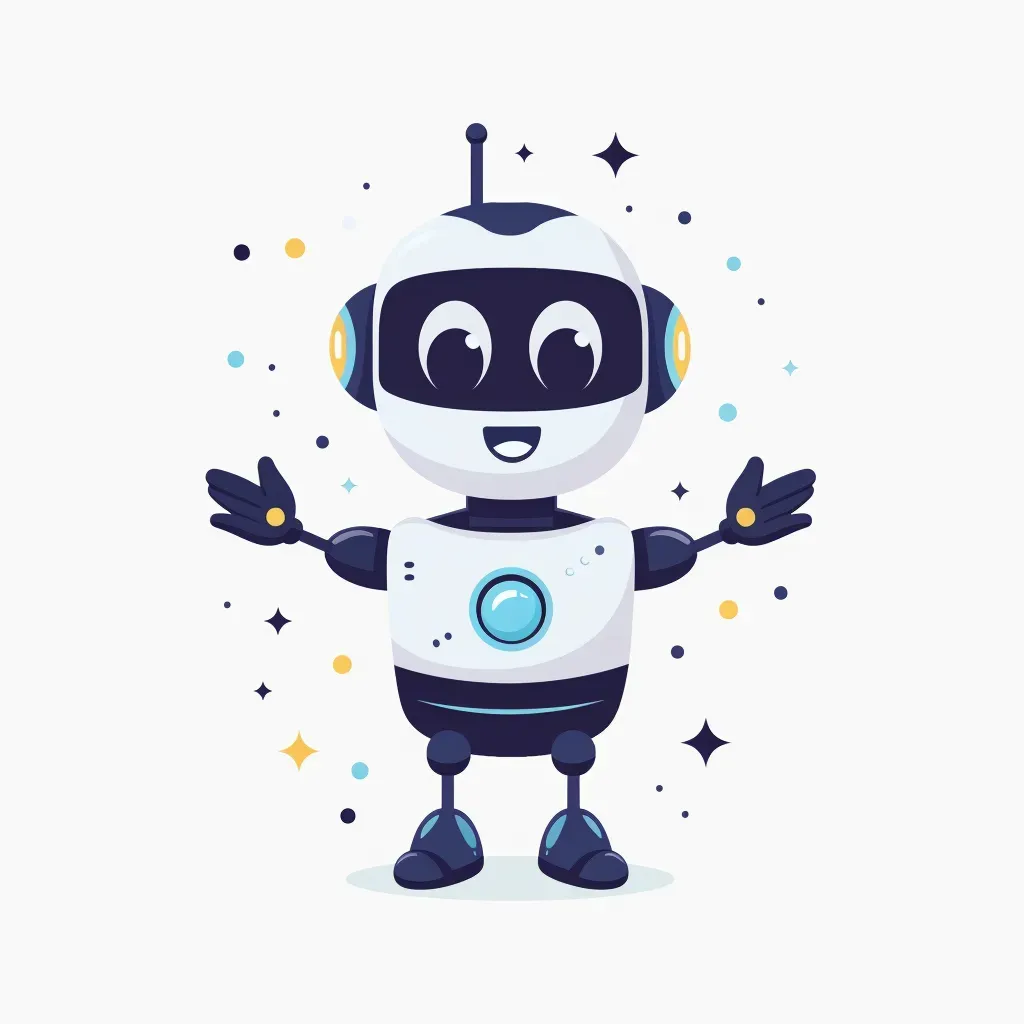 Cheerful Robot Logo - Image 1