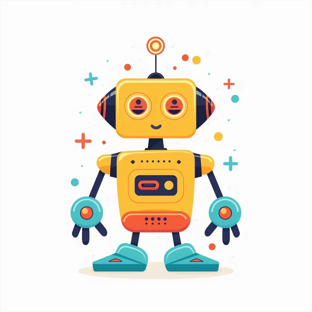 Cheerful Robot Logo - Image 2