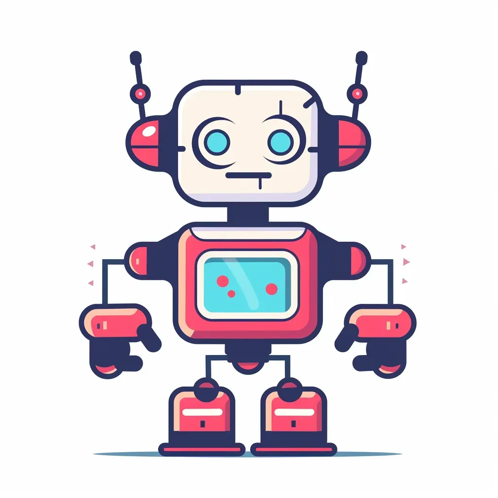 Cheerful Robot Logo