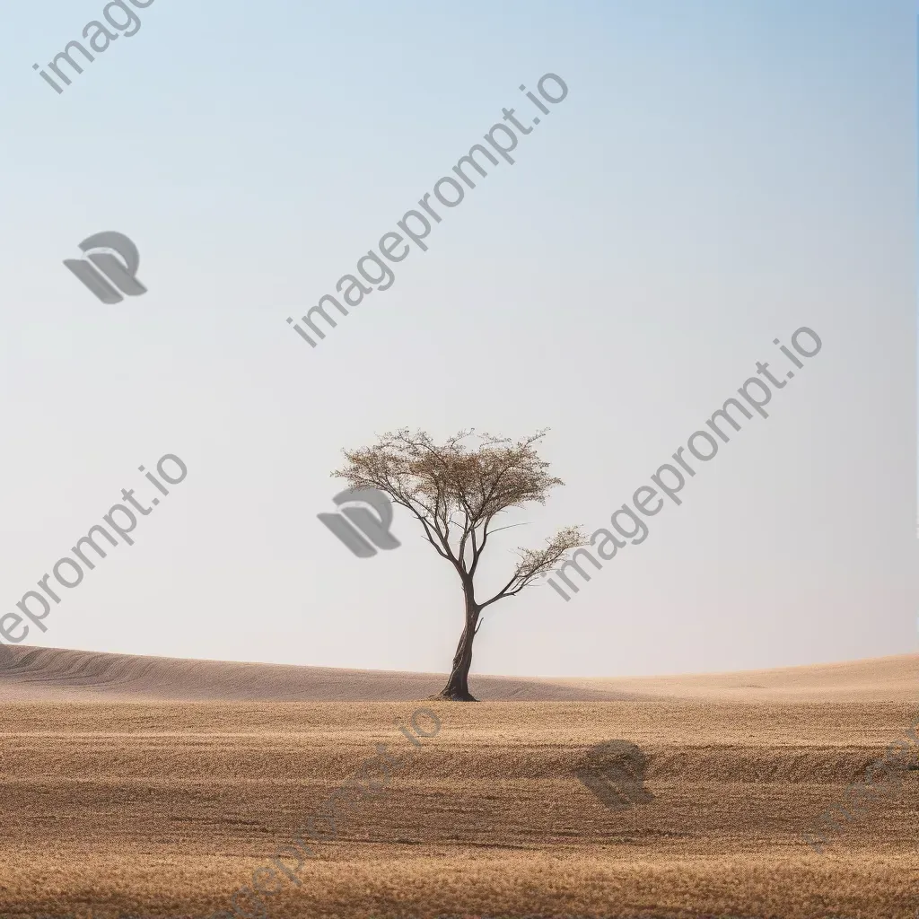 A minimalistic desert tree shot on Fujifilm X-T4 - Image 1