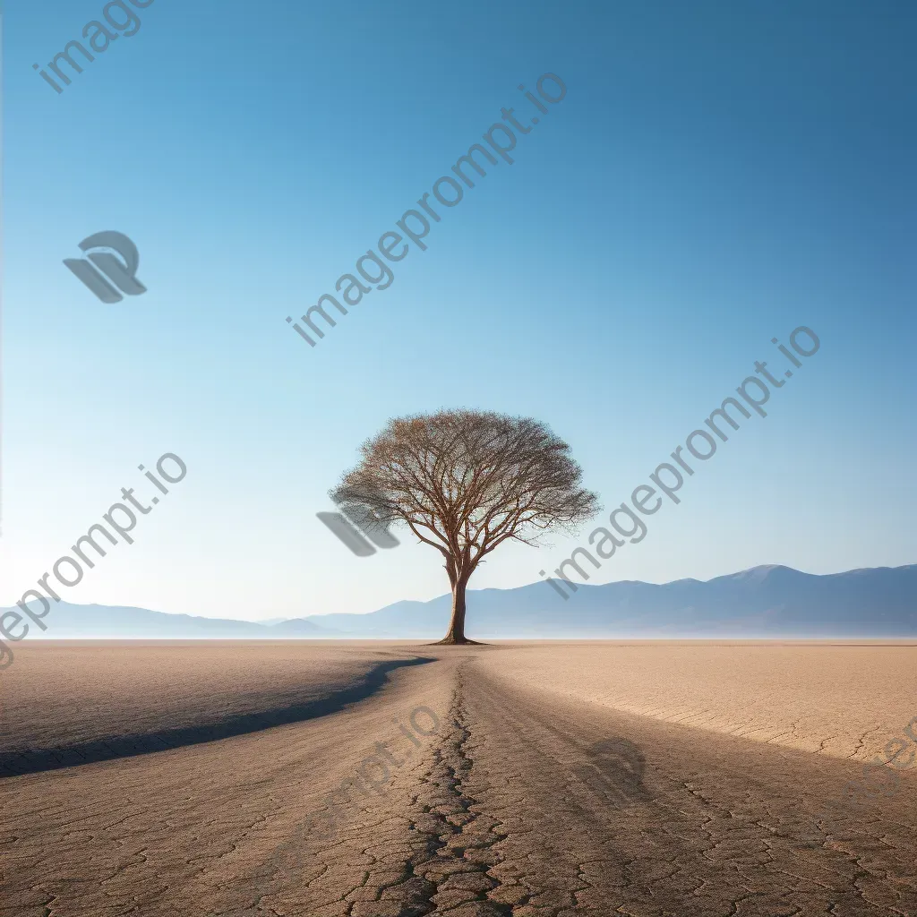 A minimalistic desert tree shot on Fujifilm X-T4 - Image 2