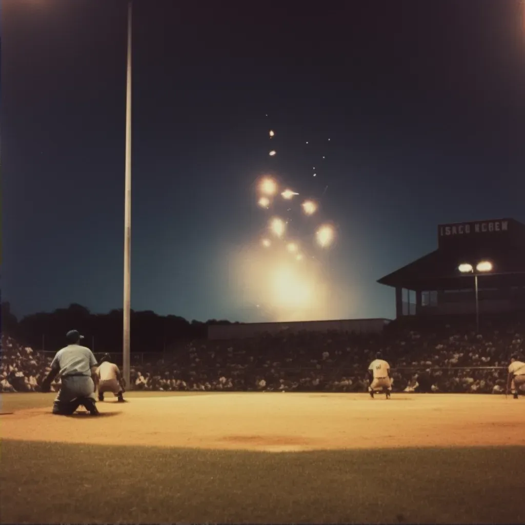 Image showing an exciting baseball game moment with a home run hit - Image 2