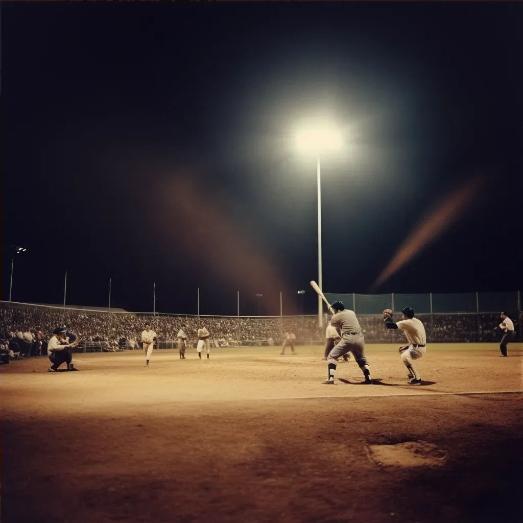 Image showing an exciting baseball game moment with a home run hit - Image 4