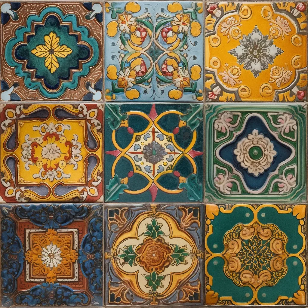 colorful ceramic tiles - Image 1